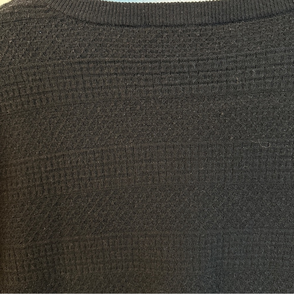 Dalia Black Long Sleeve Sweater Dress - Picture 6 of 8